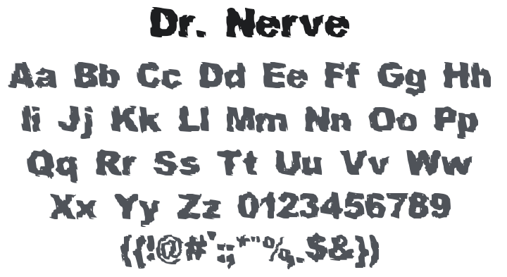 Dr. Nerve Font
