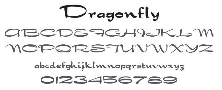 Dragonfly Font