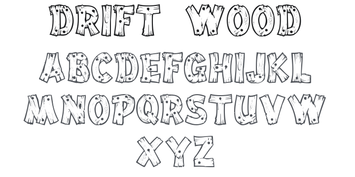 Drift Wood Font