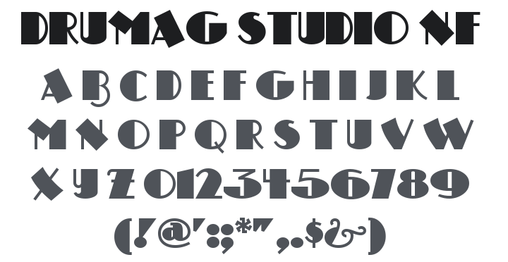 Drumag Studio NF Font