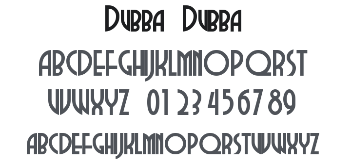 Dubba Dubba Font