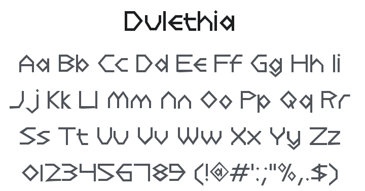 Dulethia Font