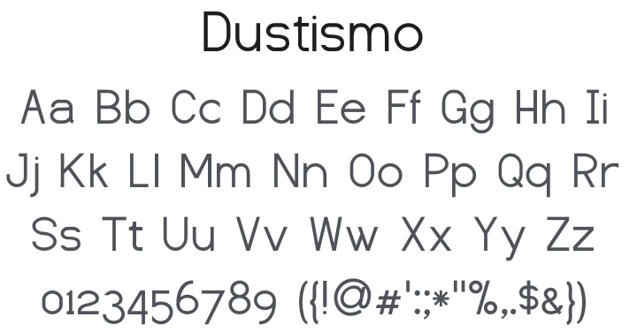 Dustismo Font Family