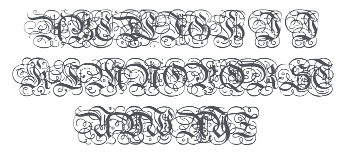 Dutch Initials Font