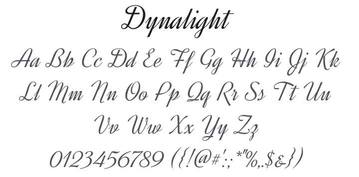 Dynalight Font