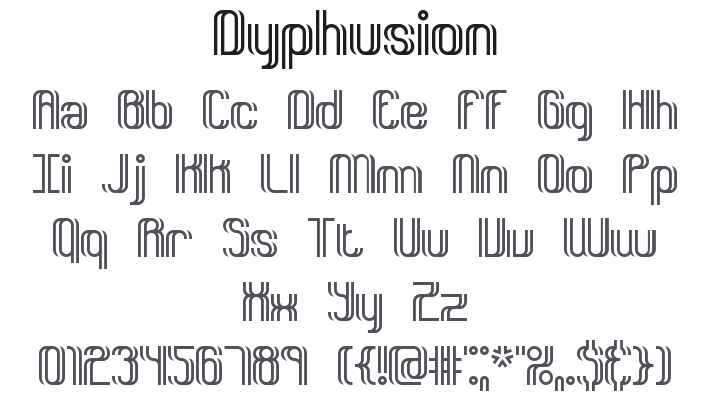 Dyphusion Font
