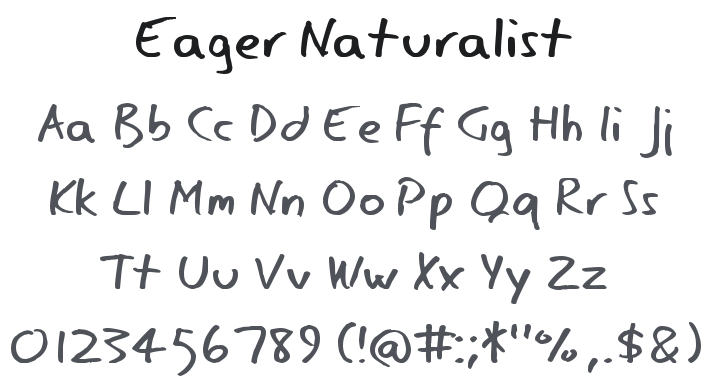 Eager Naturalist Font