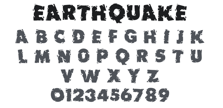 Earthquake MF Font
