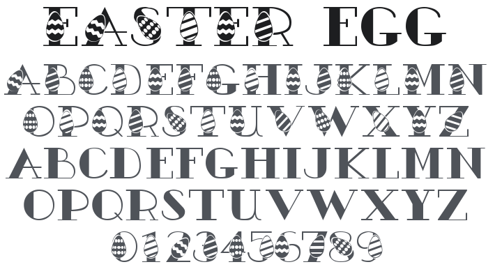 Easter Egg Font