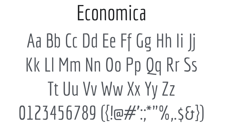 Economica Font Family