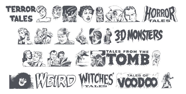 Eerie Pubs Dingbats II Font