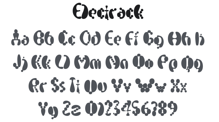 Electrack Font Family