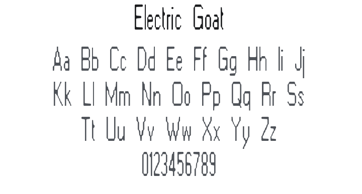 Electric Goat Font