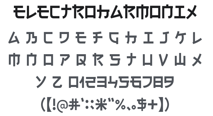 Electroharmonix Font