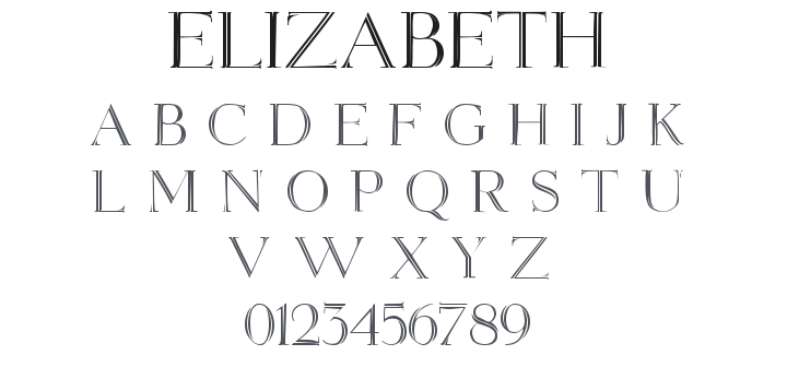 Elizabeth Font Family