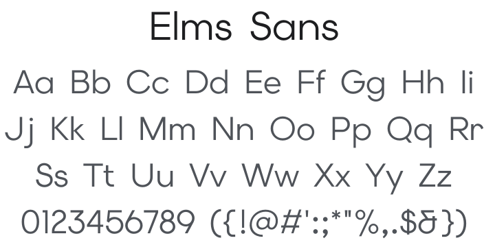 Elms Sans Font Family
