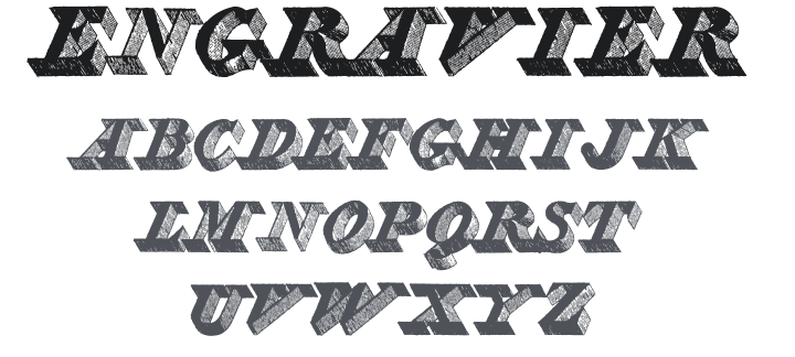 Engravier Initials Font