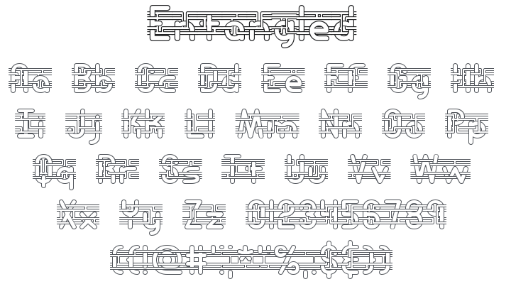 Entangled Font Family
