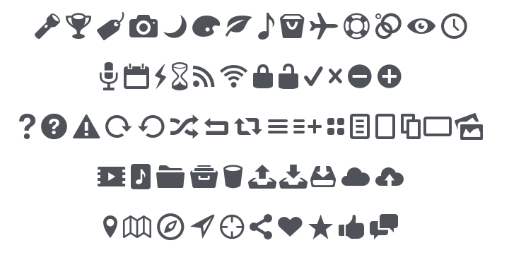 Entypo Font