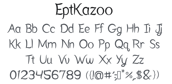 EptKazoo Font