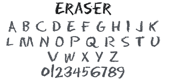 Eraser Font Family
