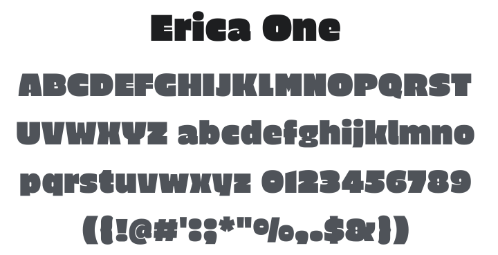Erica One Font