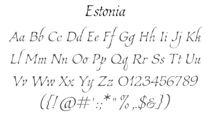 Estonia Font