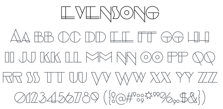 Evensong Font