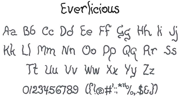 Everlicious Font