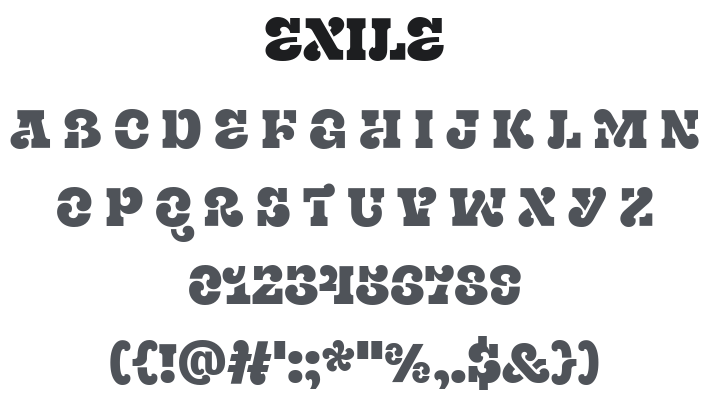 Exile Font