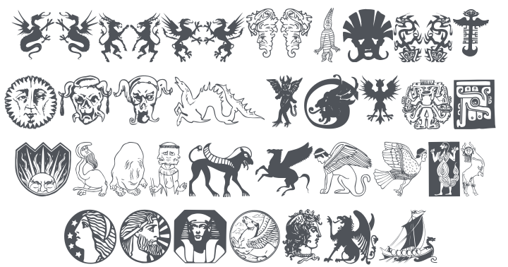 Fabeldyr Font