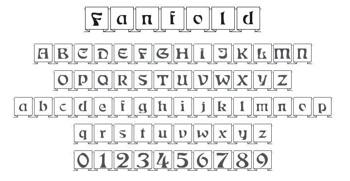 Fanfold Font