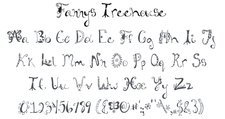 Fannys Treehouse Font