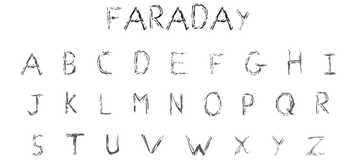 Faraday Font