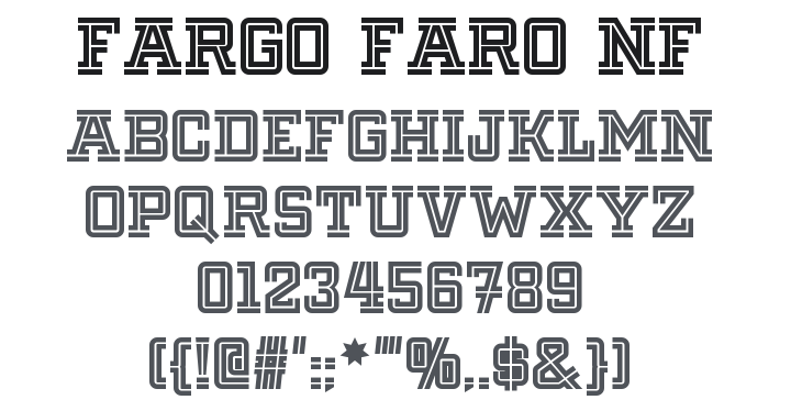 Fargo Faro NF Font