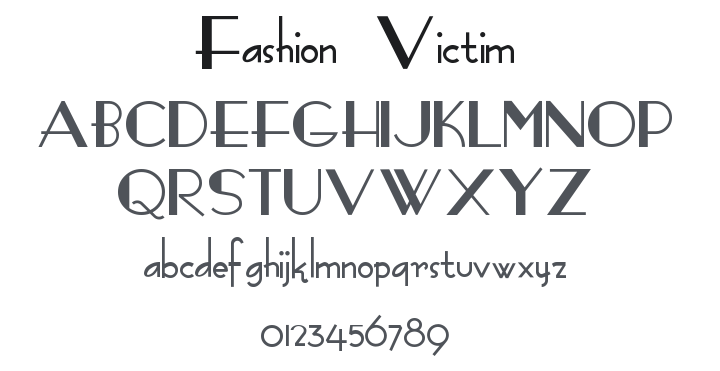 Fashion Victim Font