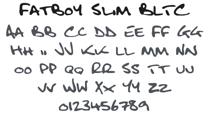 Fatboy Slim BLTC Font Family