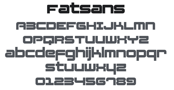 Fatsans Font Family