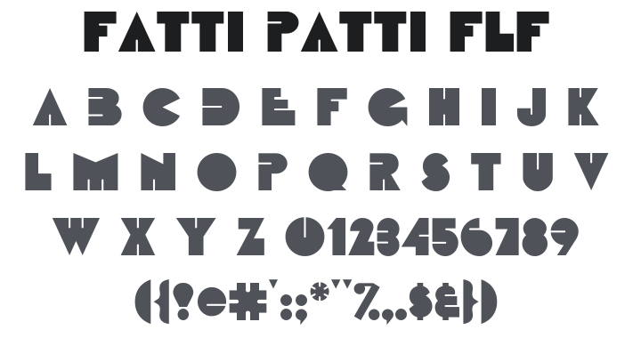 Fatti Patti FLF Font Family