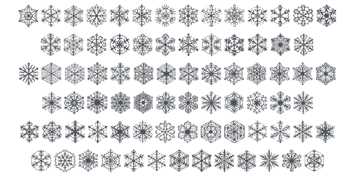 Faux Snow Font