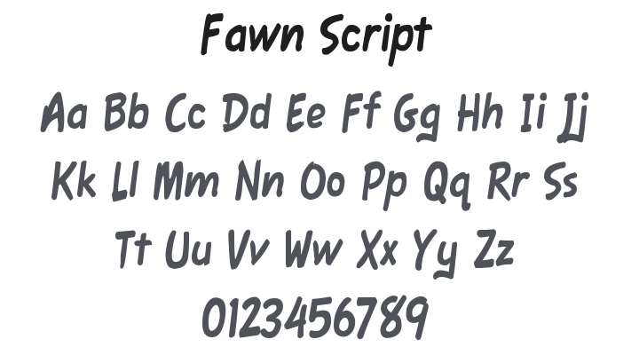 Fawn Script Font