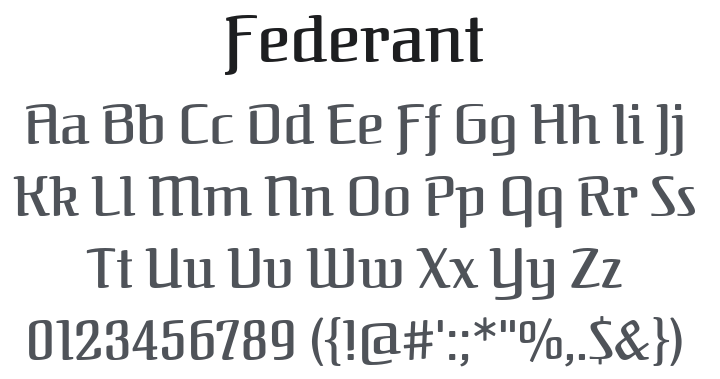 Federant Font