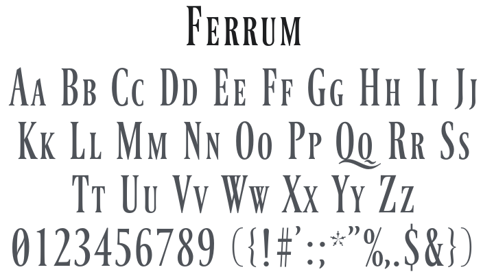 Ferrum Font