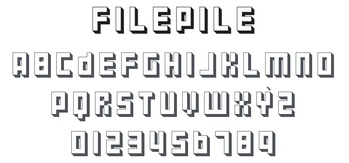 Filepile Font