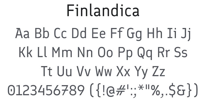 Finlandica Font Family
