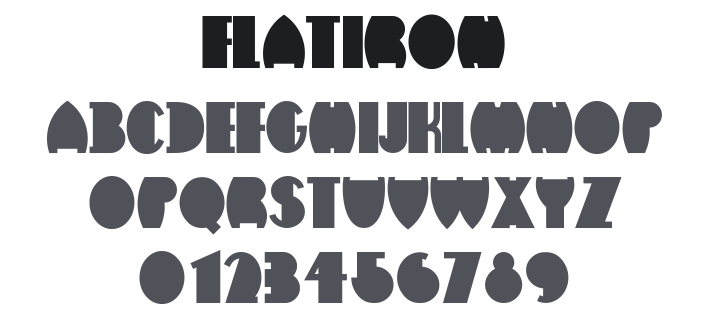 Flatiron Font