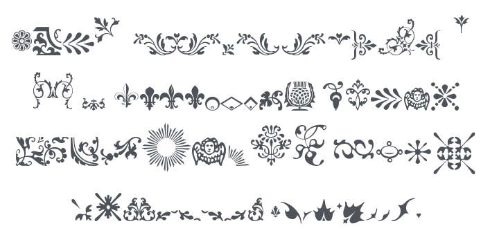 Fleurons Font