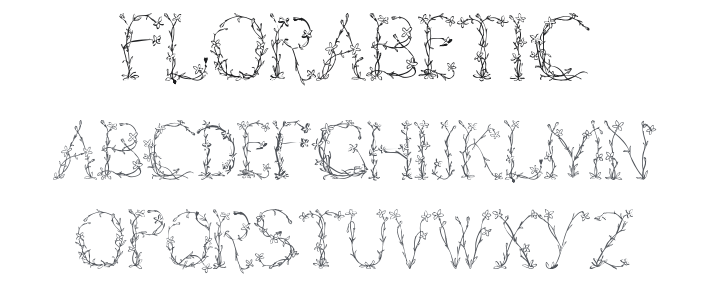 Florabetic Font