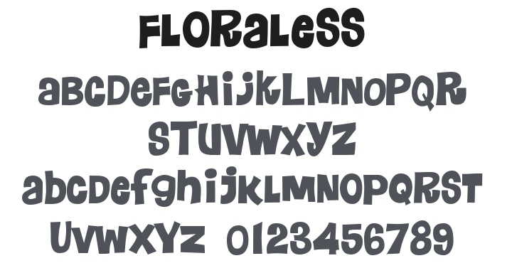 Floraless Font