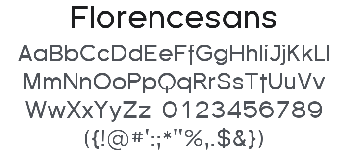 Florencesans Font Family